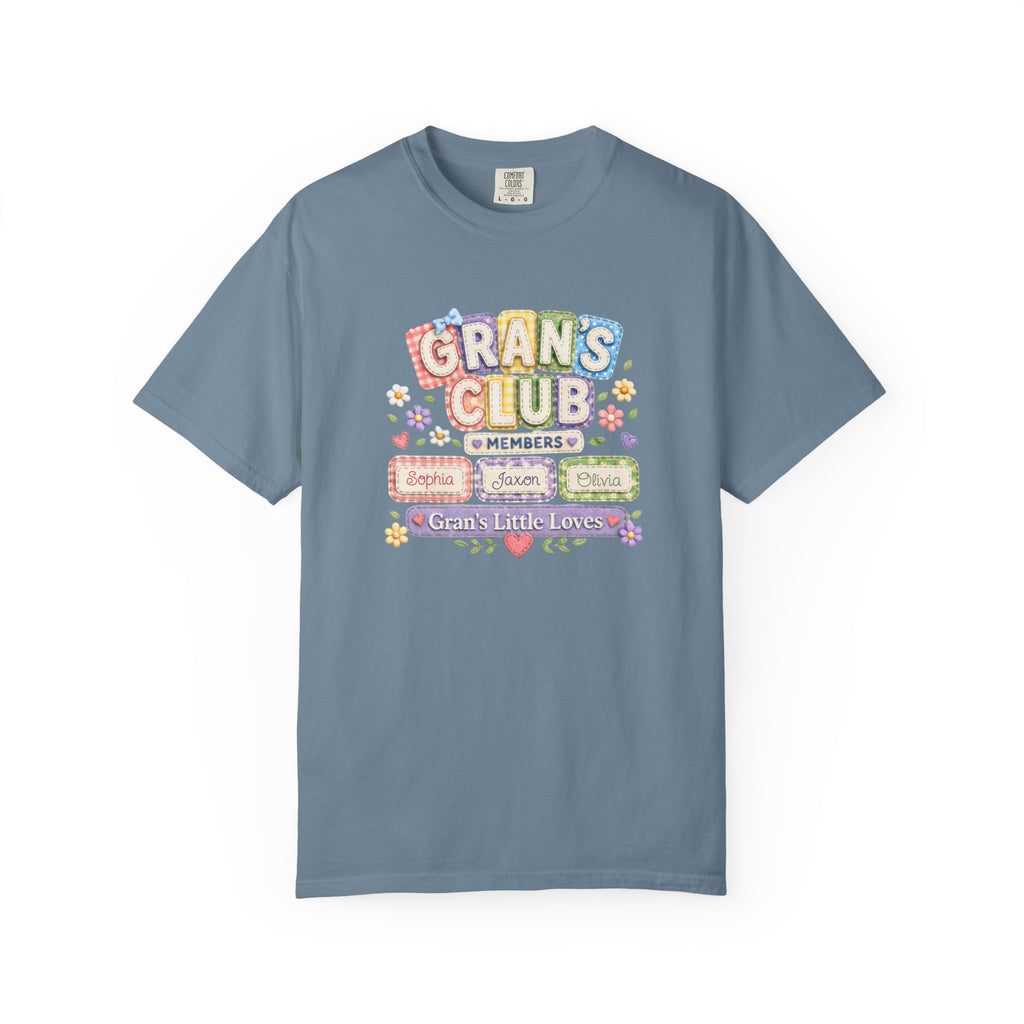 Grans Club T-Shirt – Personalized ‘Grans Club’ Family Names Tee