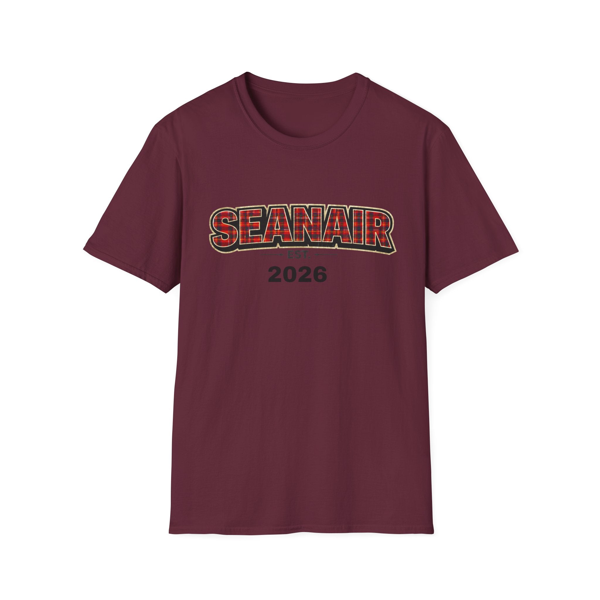 SEANAIR Tartan Est- Personalised T-Shirt