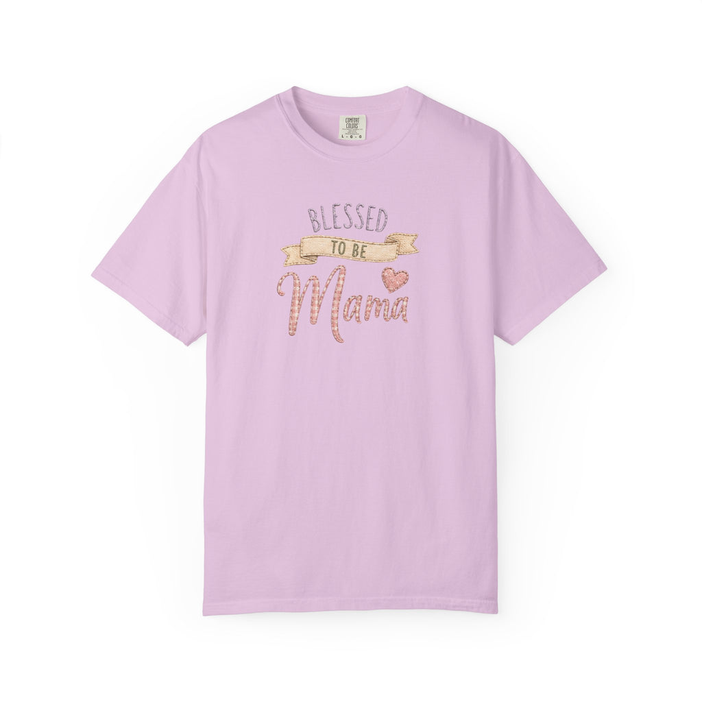 Blessed to Be Mama T-Shirt — Cute Mom Pregnancy Announcement Tee