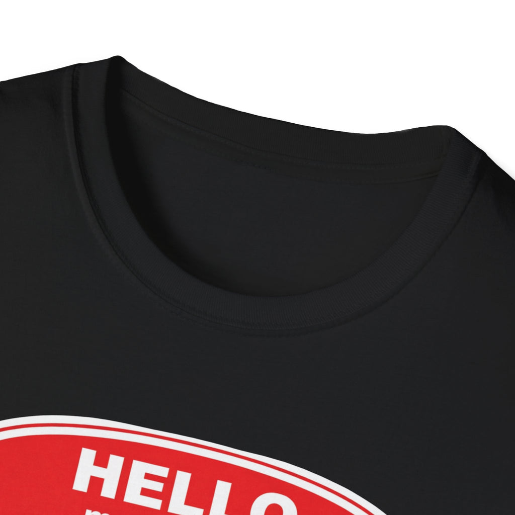 Hello My Name Is Grandad T-Shirt — Funny Grandfather Gift