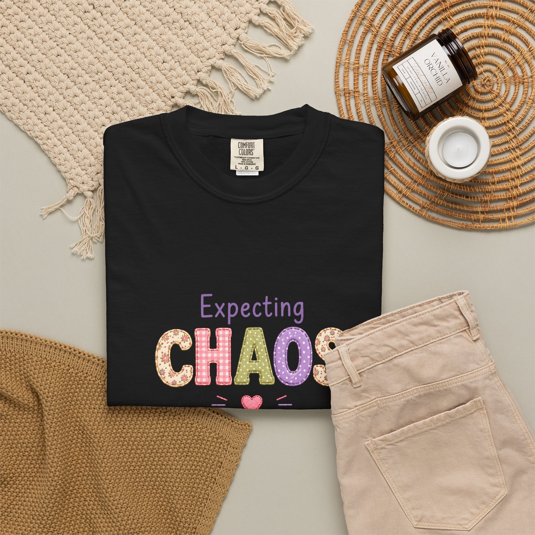 Expecting Chaos Maternity T-Shirt