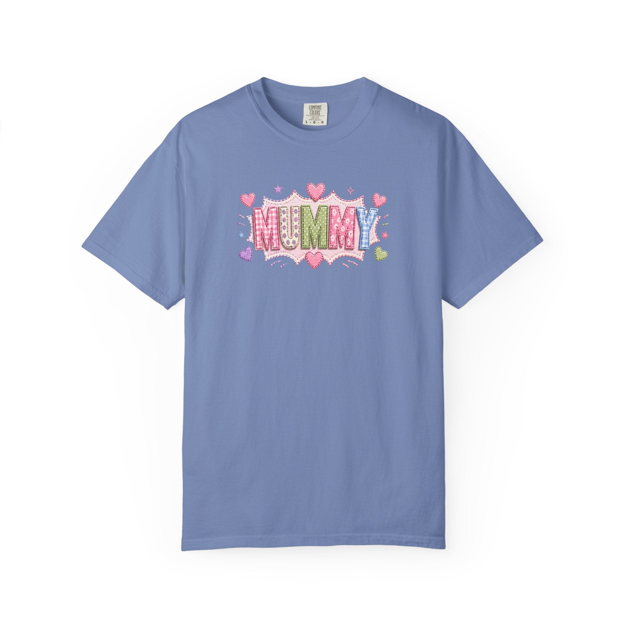 Mummy Heart Graphic T-Shirt — Cute Pastel ‘MUMMY’ Design, Mother’s Day Gift
