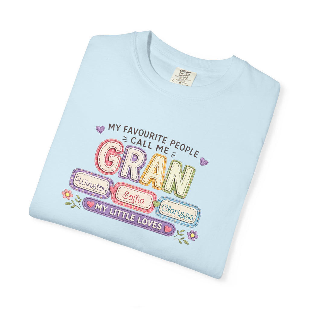 Gran Grandma T-Shirt – "My Favourite People Call Me Gran" Floral Gift Tee
