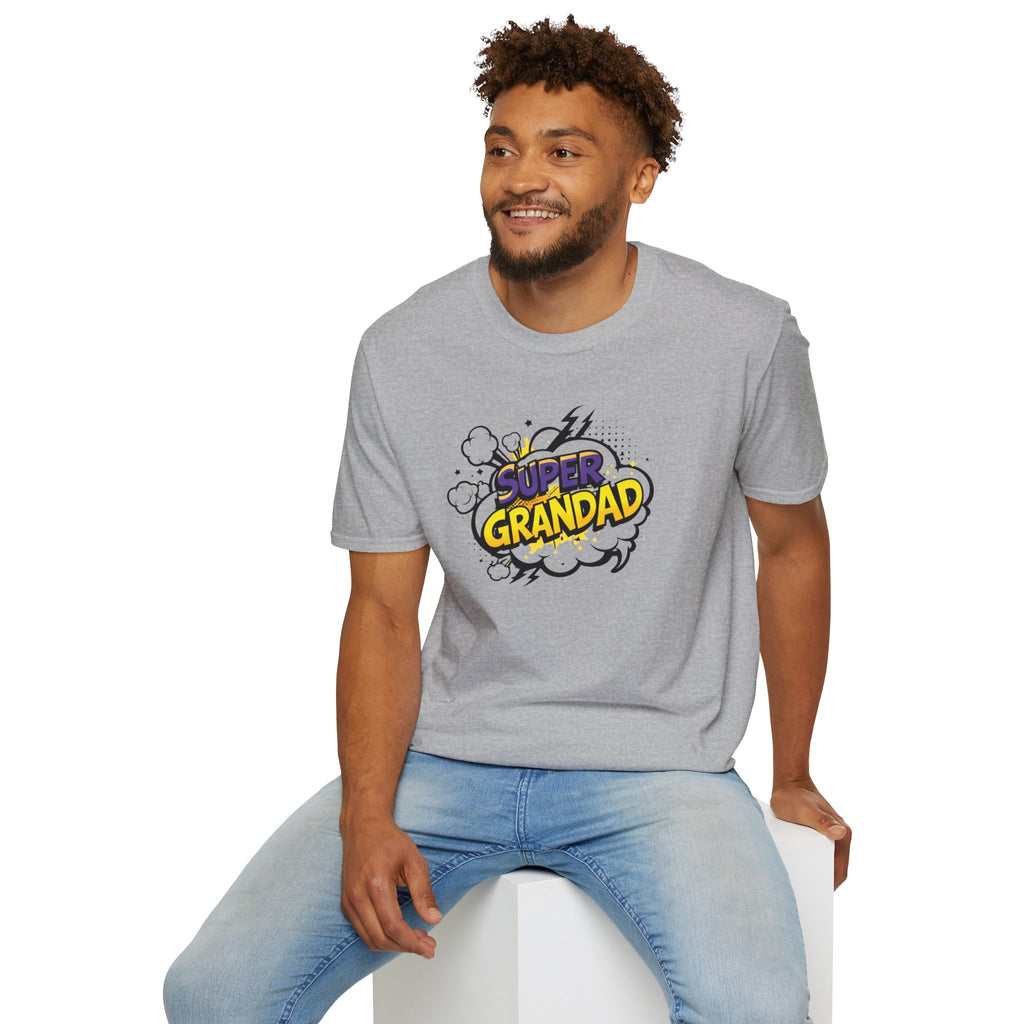 Super Grandad Comic-Style T-Shirt