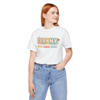 Granny Retro Nameplate T‑Shirt — Personalized Grandma Tee