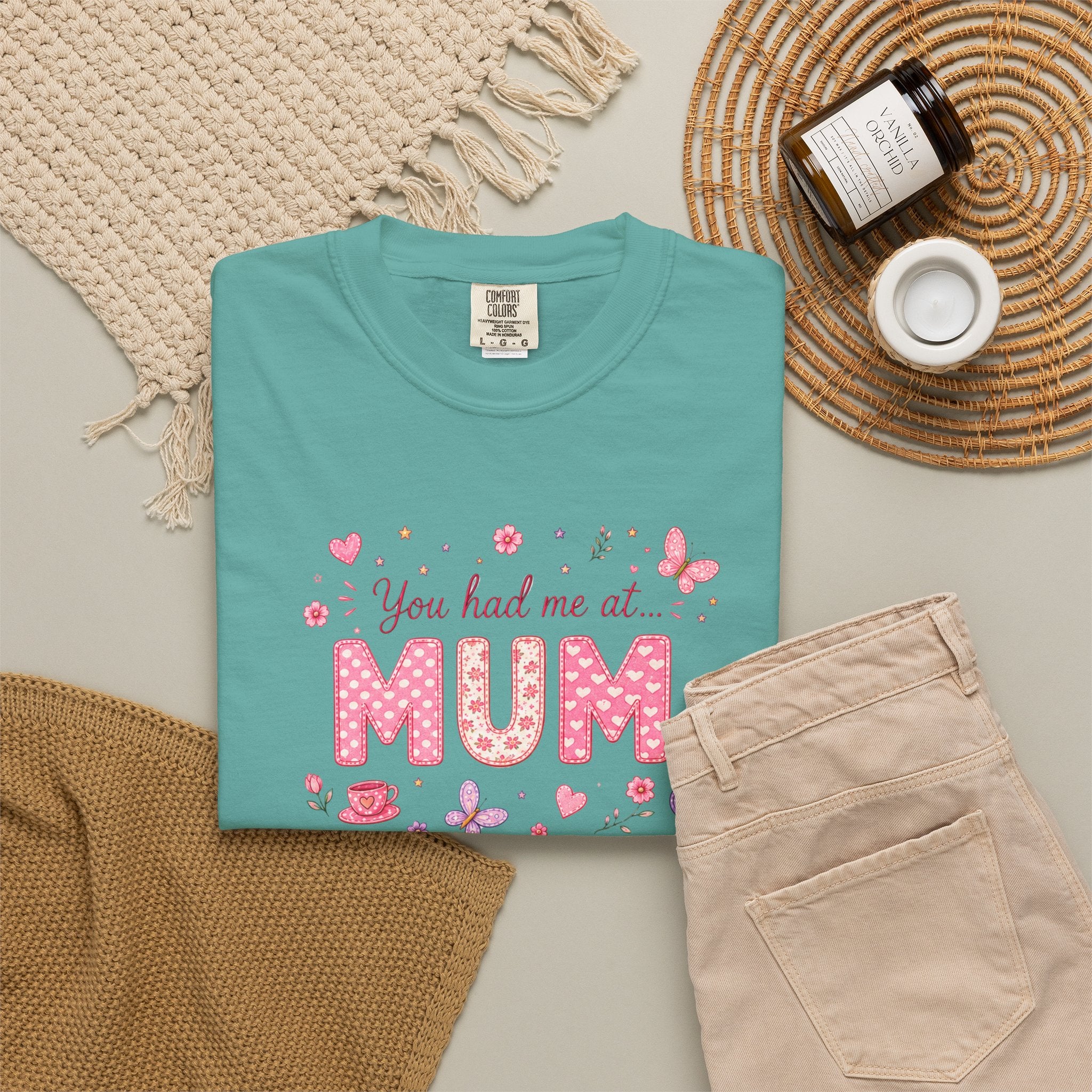 You Had Me at Mum T-Shirt — Cute Pink Mother's Day Tee