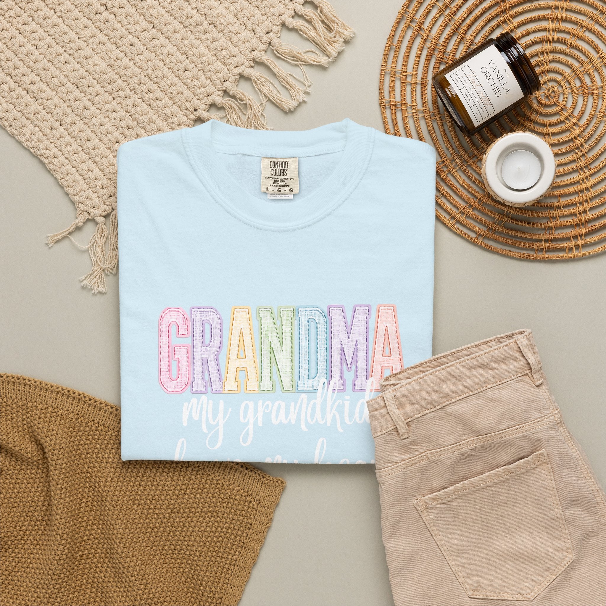 Grandma Pastel Rainbow T-Shirt — Cute Grandma Gift