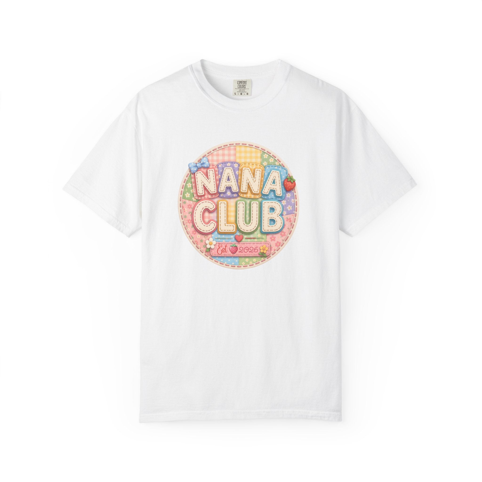 Nana Club T-Shirt — Retro Pastel Grandma Gift Tee