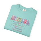 Grandma Floral T-Shirt — "Grandma makes the world a little softer, kinder, warmer"