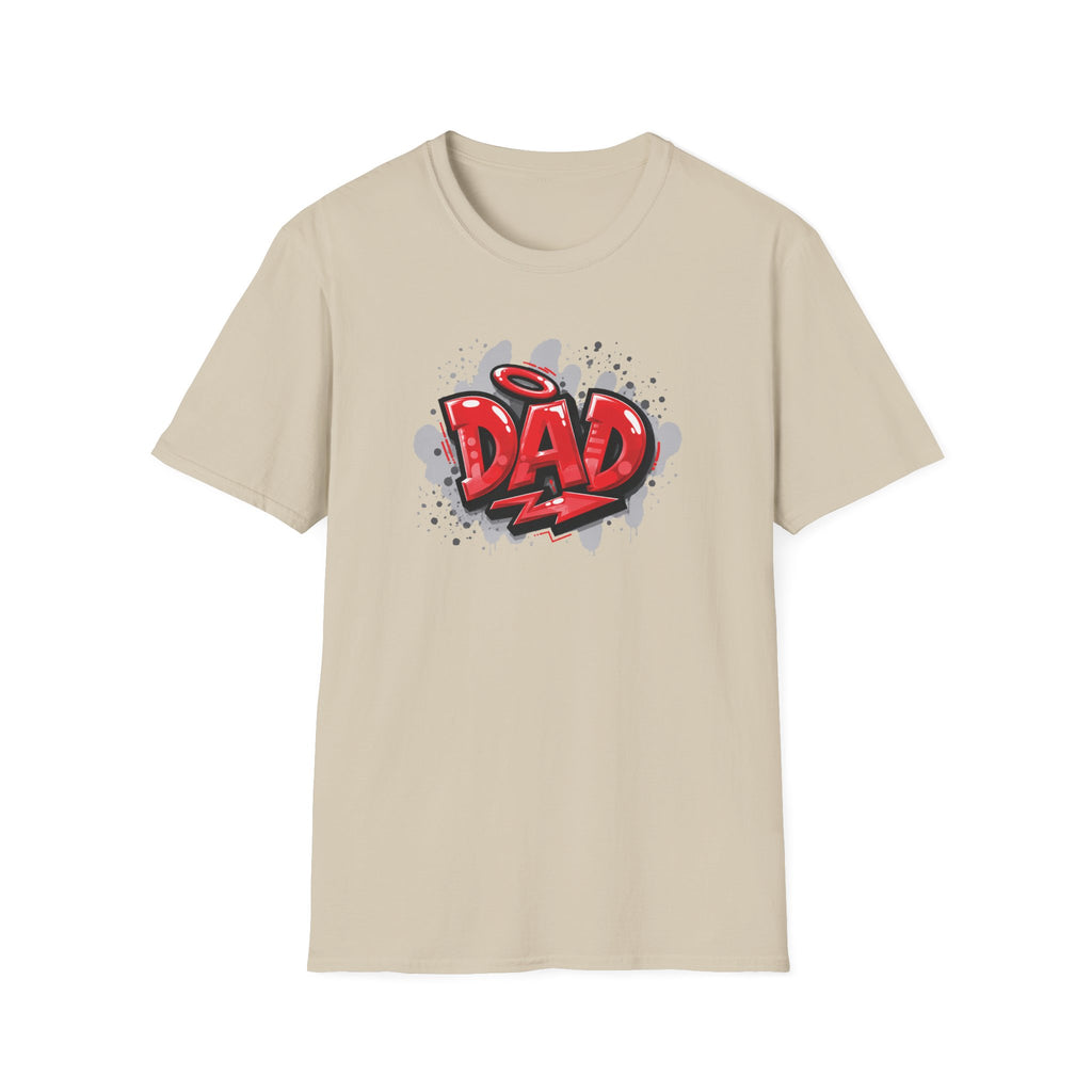 Dad Red Graffiti T-Shirt