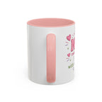 Nana Coffee Mug – "Becoming a Nana" Pink Accent Ceramic Mug (11/15 oz)