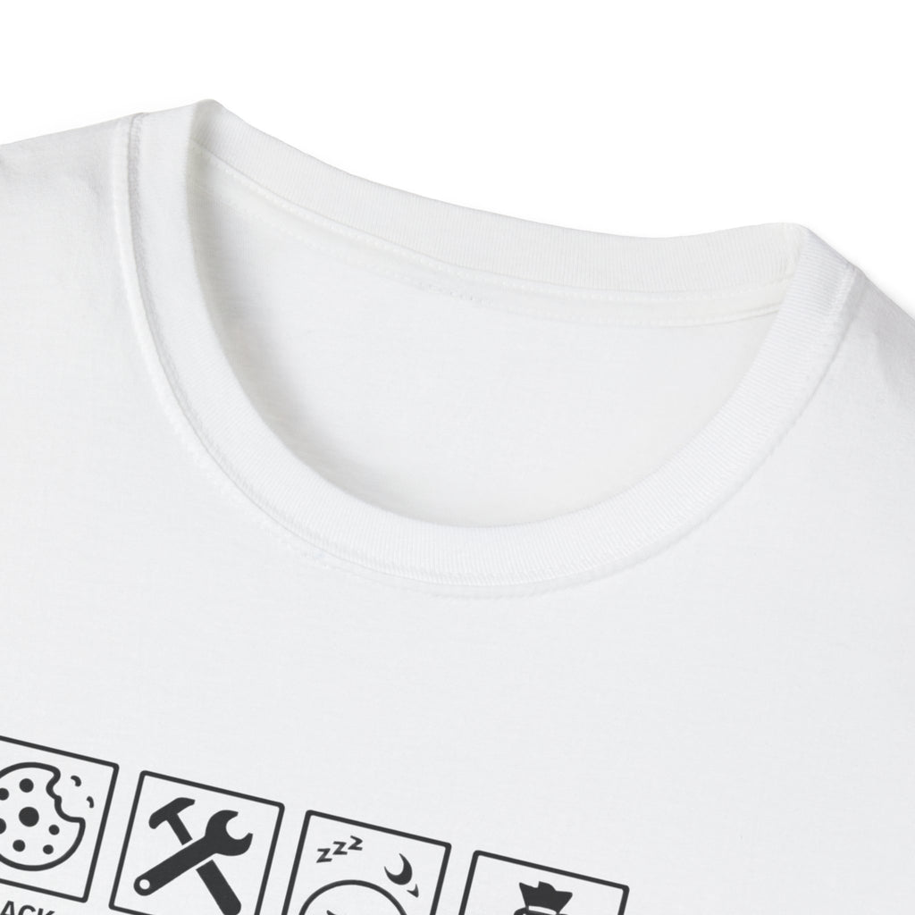 Papa Warning T-Shirt – ‘Spoils Grandkids’ Funny Grandpa Gift Tee