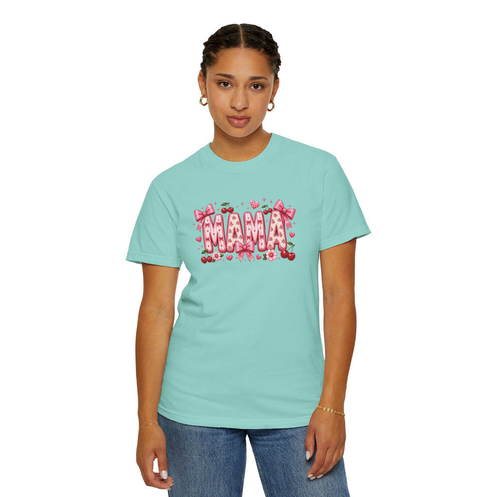 MAMA Floral Heart T-Shirt