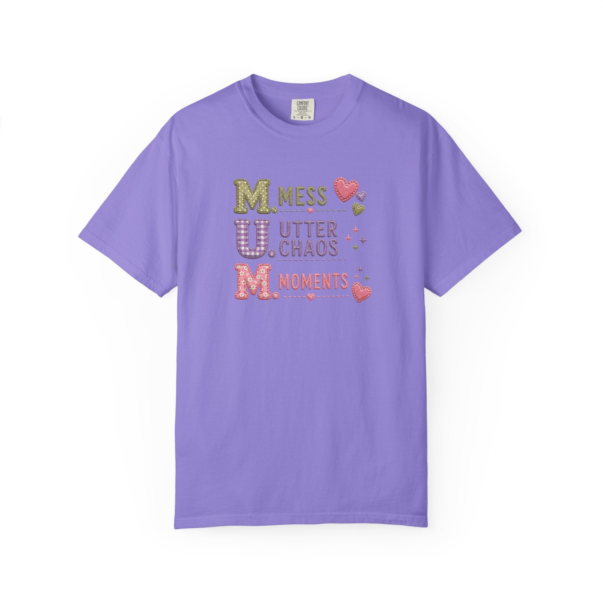 M.U.M. Acronym T-Shirt – "Mess, Utter Chaos, Moments" Mother's Day Graphic Tee