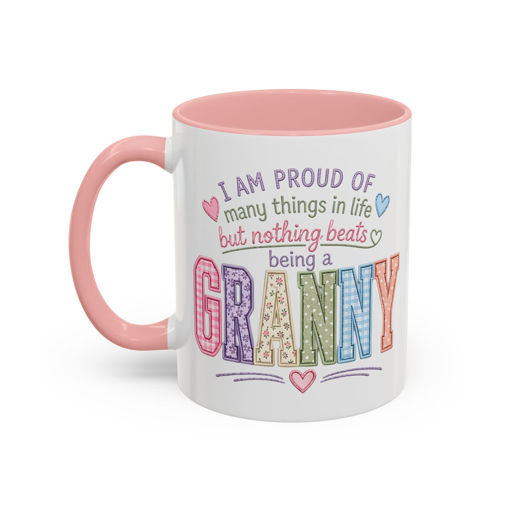 Granny Coffee Mug — "Proud Granny" Family Love Mug (Accent 11/15oz)