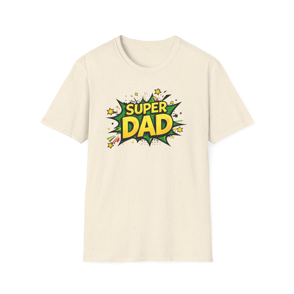 Super Dad Comic-Style T-Shirt — Father's Day Gift Tee