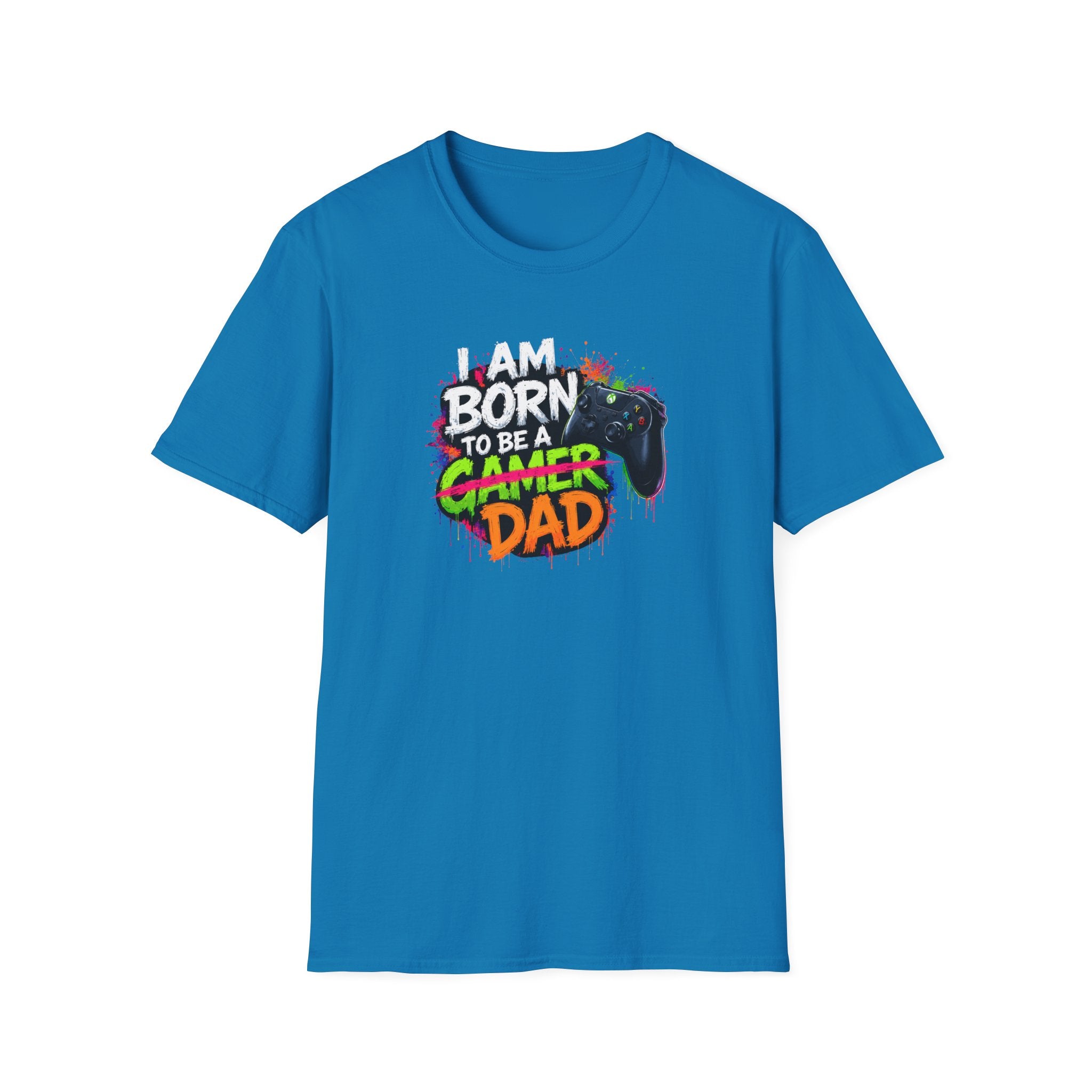 "I Am Born To Be A Gamer Dad" T‑Shirt