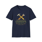 Grandpa Can Fix It T-Shirt — Handyman Tools Retro Tee for Fathers, Grandfathers & DIY Lovers