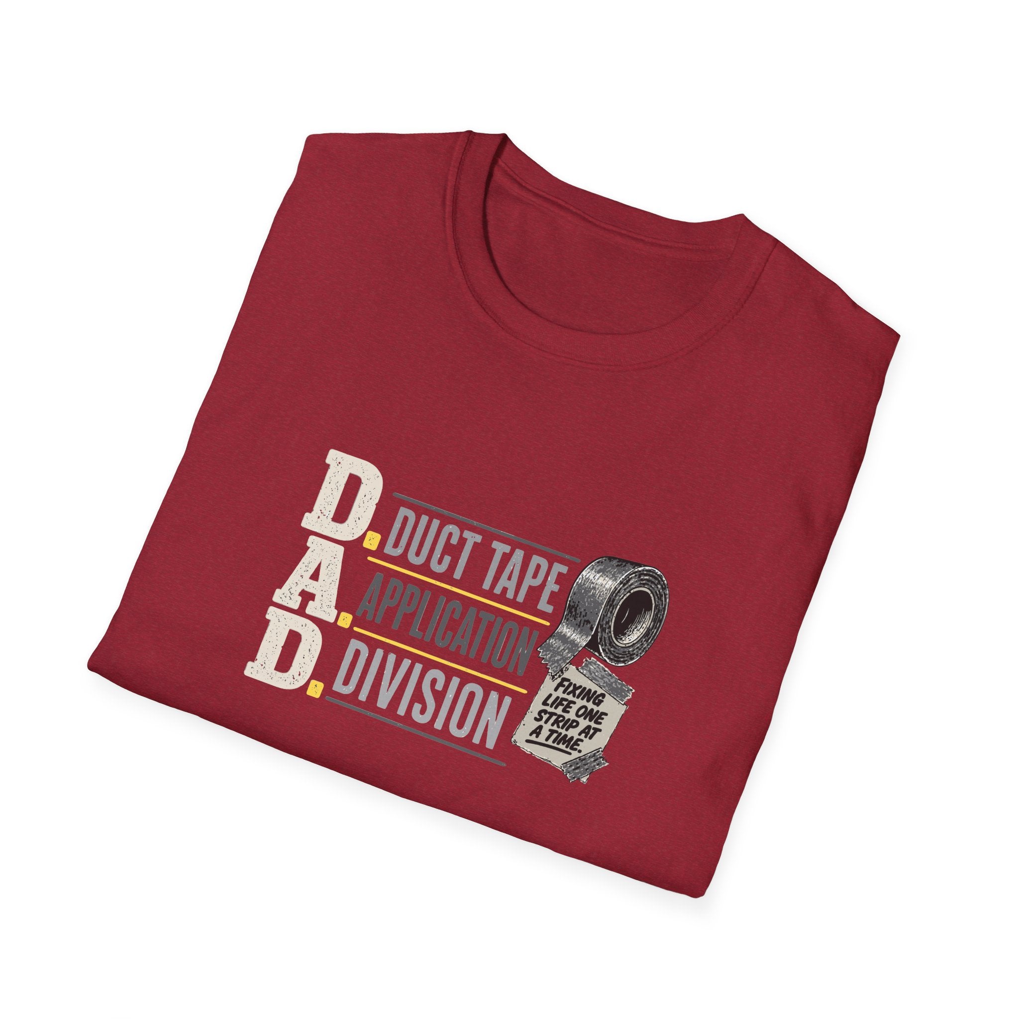 D.A.D. Duct Tape Application Division T-Shirt — Funny DIY Repair Tee