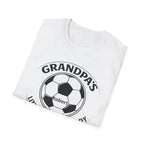 Grandpa's Little Football Buddy T-Shirt — Personalized Soccer Dad/Grandparent Gift