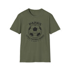 Papa’s Little Football Buddy T-Shirt — Personalized Soccer Dad Tee