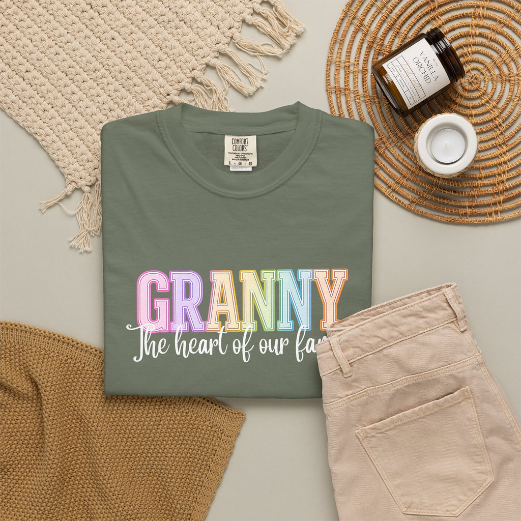 GRANNY the heart of our family Tee
