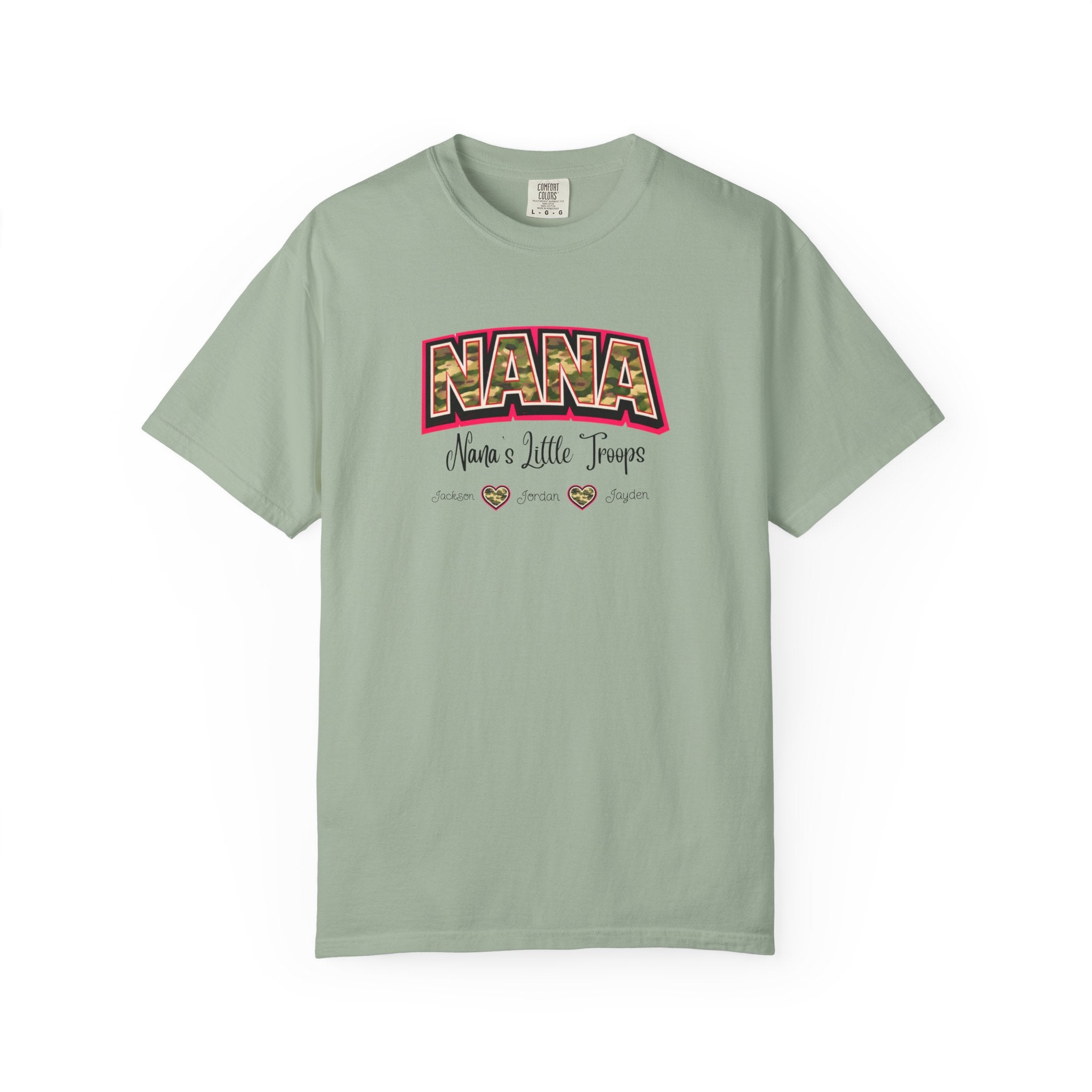 NANA Leopard Print Tee - "Nana's a Little Tramp" Graphic T-Shirt for Grandmothers