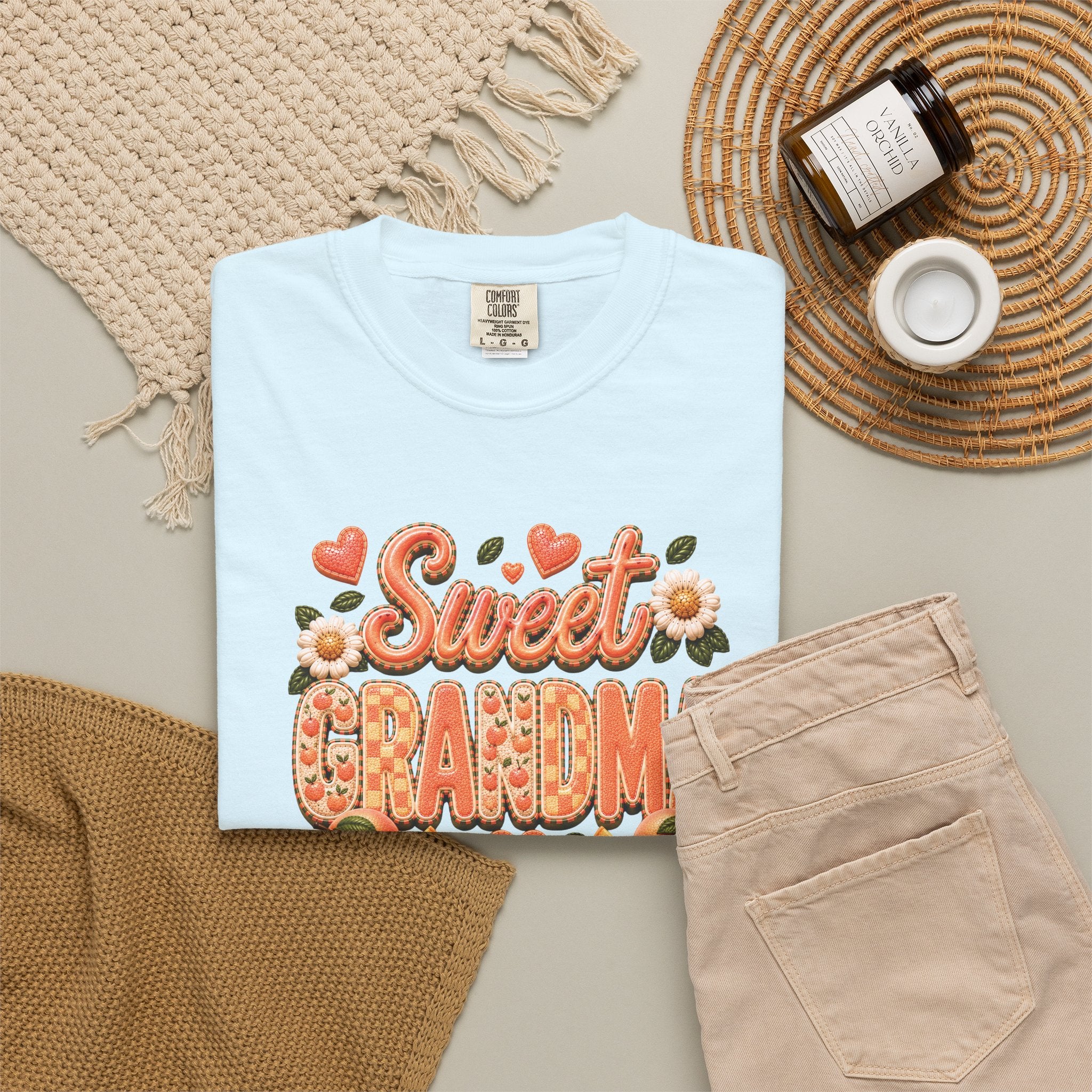 Sweet GRANDMA Peach Tee