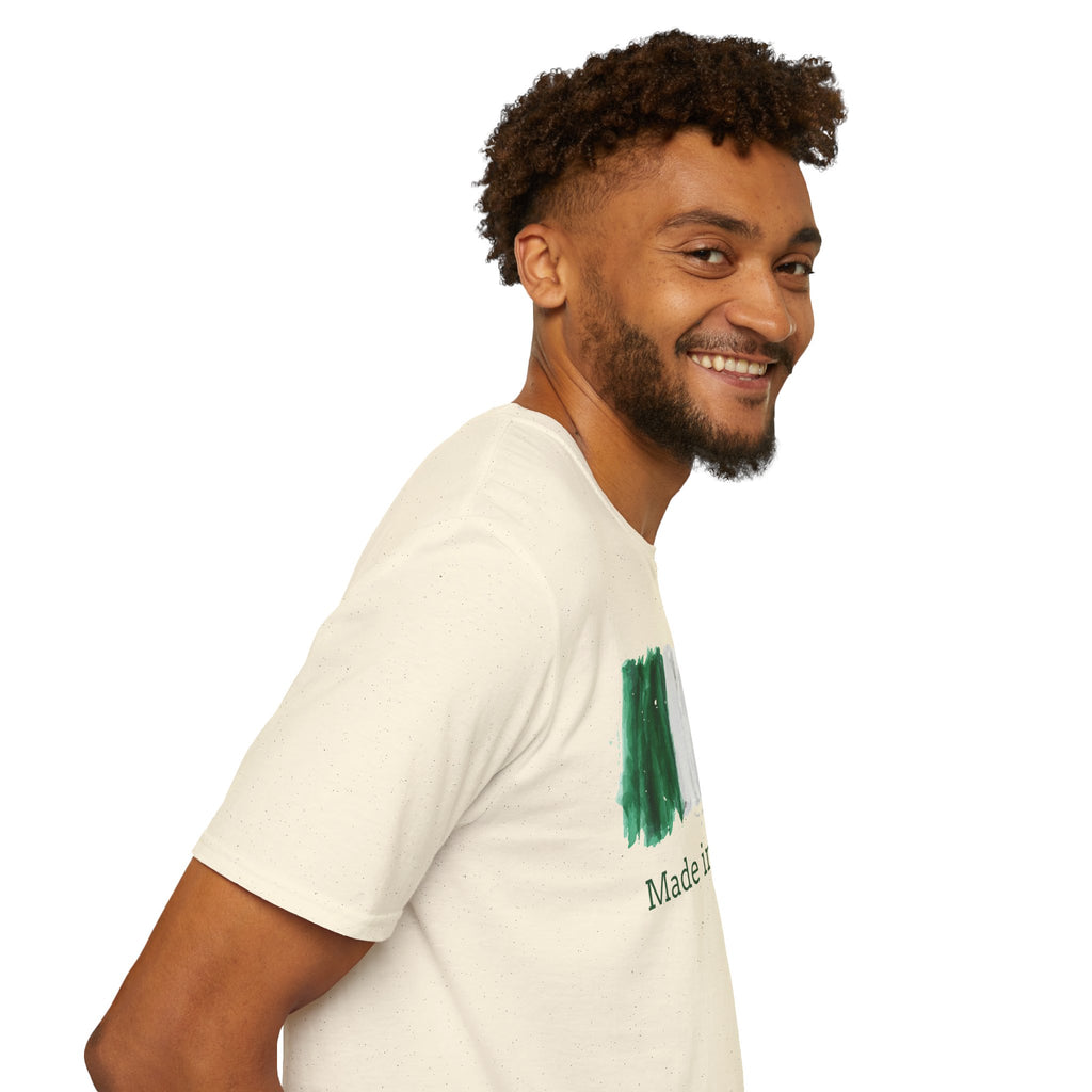 Made in Ireland T-Shirt — Watercolor Irish Flag Tee