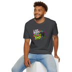 "I Am Born To Be A Gamer Dad" Neon T‑Shirt