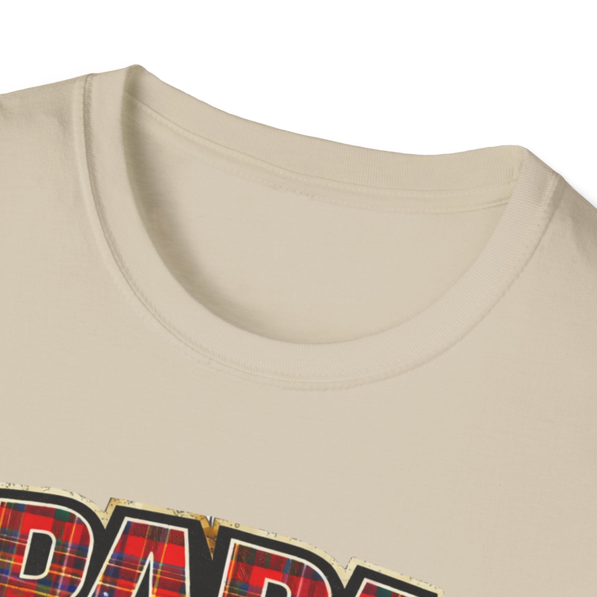 Papa Plaid T-Shirt – "Papa Loves his Little Clan" Grandfather Gift for Father's Day