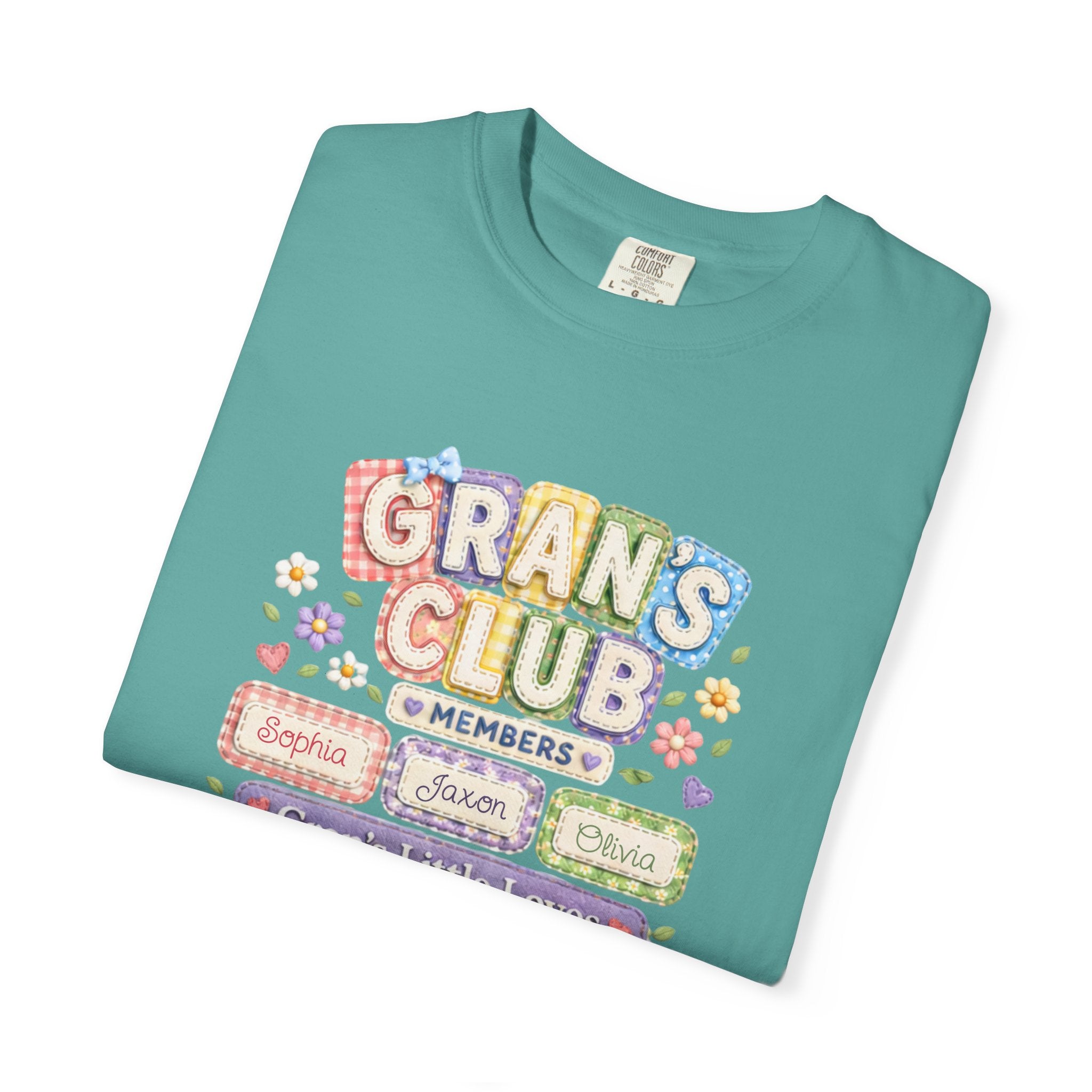 Grans Club T-Shirt – Personalized ‘Grans Club’ Family Names Tee