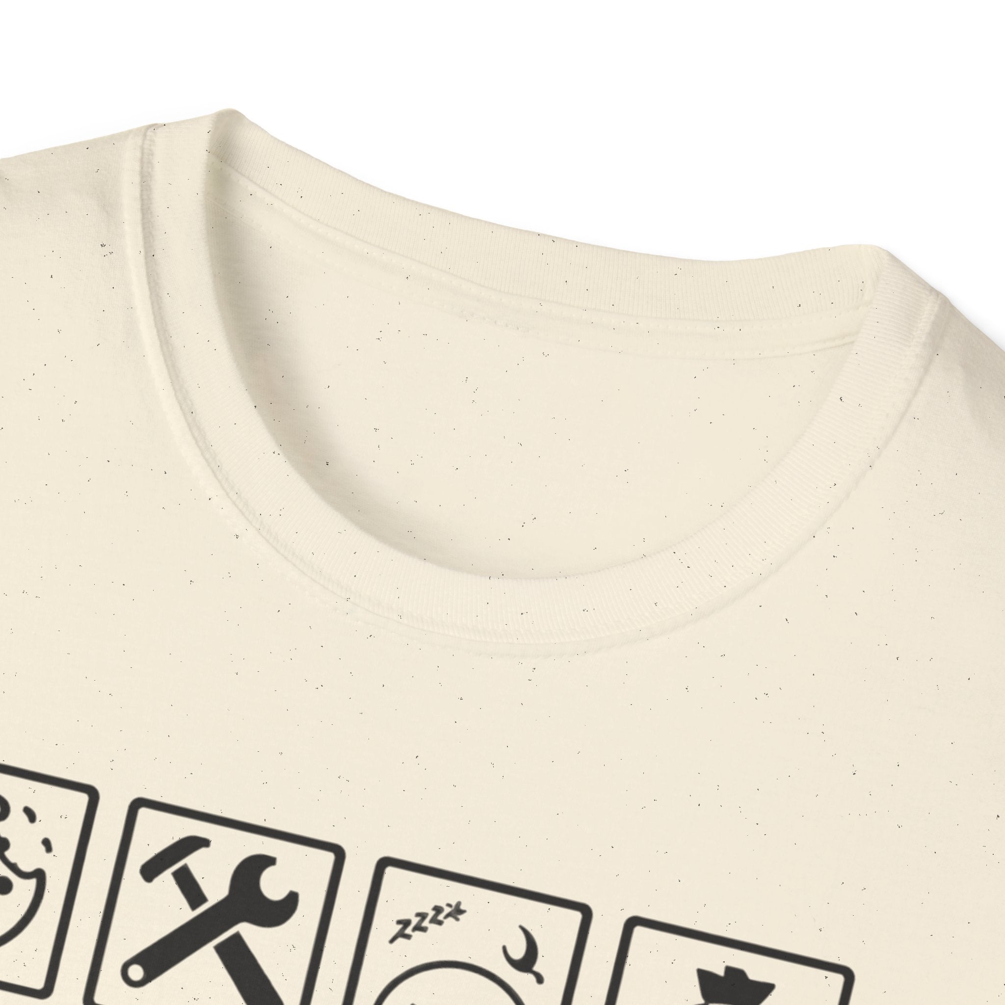 Grandad Warning T-Shirt — 'Warning: Spoils Grandkids & Hands Out Biscuits' Funny Grandpa Shirt