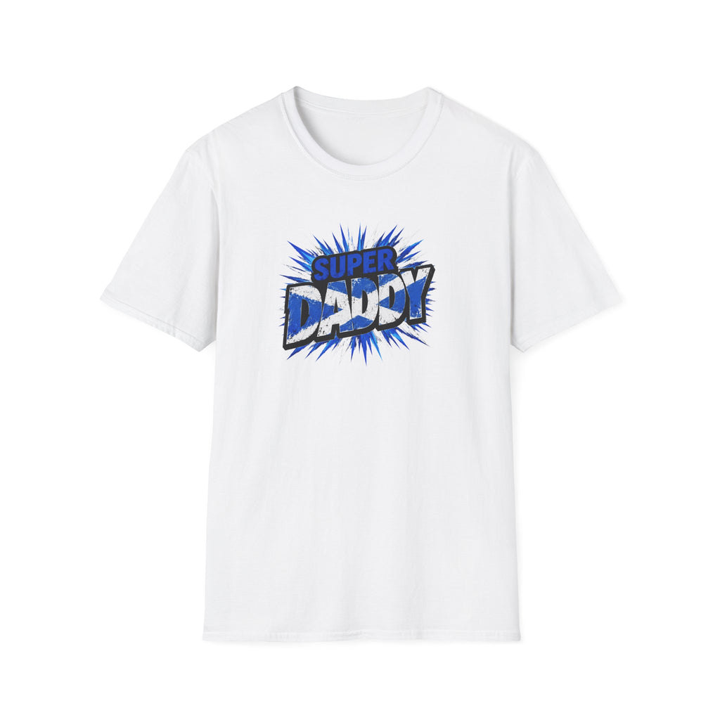 Super DADDY Scotland Flag themed T-Shirt