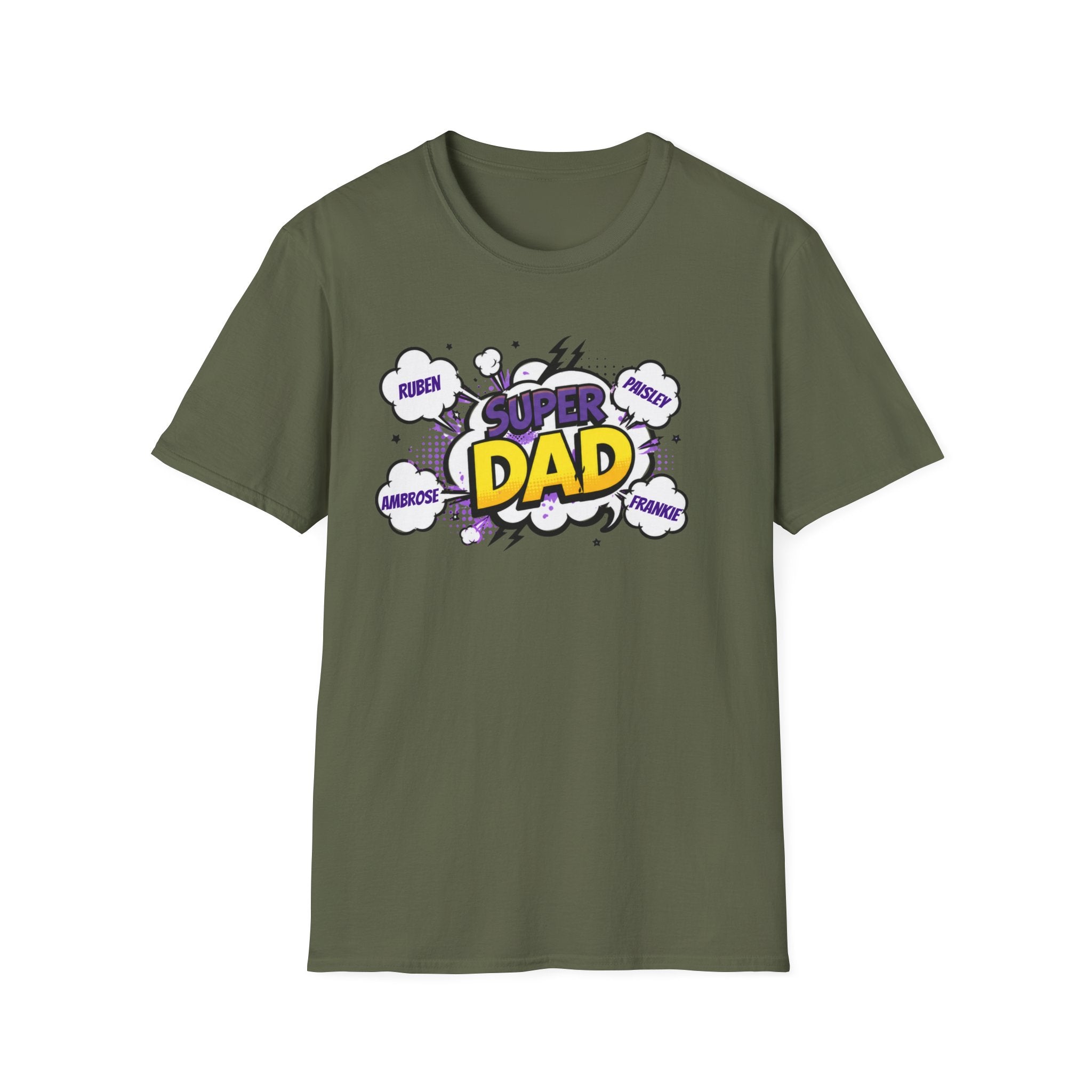 Super Dad Comic T-Shirt — Father's Day Gift Tee