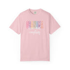 Grandma Pastel Rainbow T-Shirt — Retro Block Letter Grandma Tee