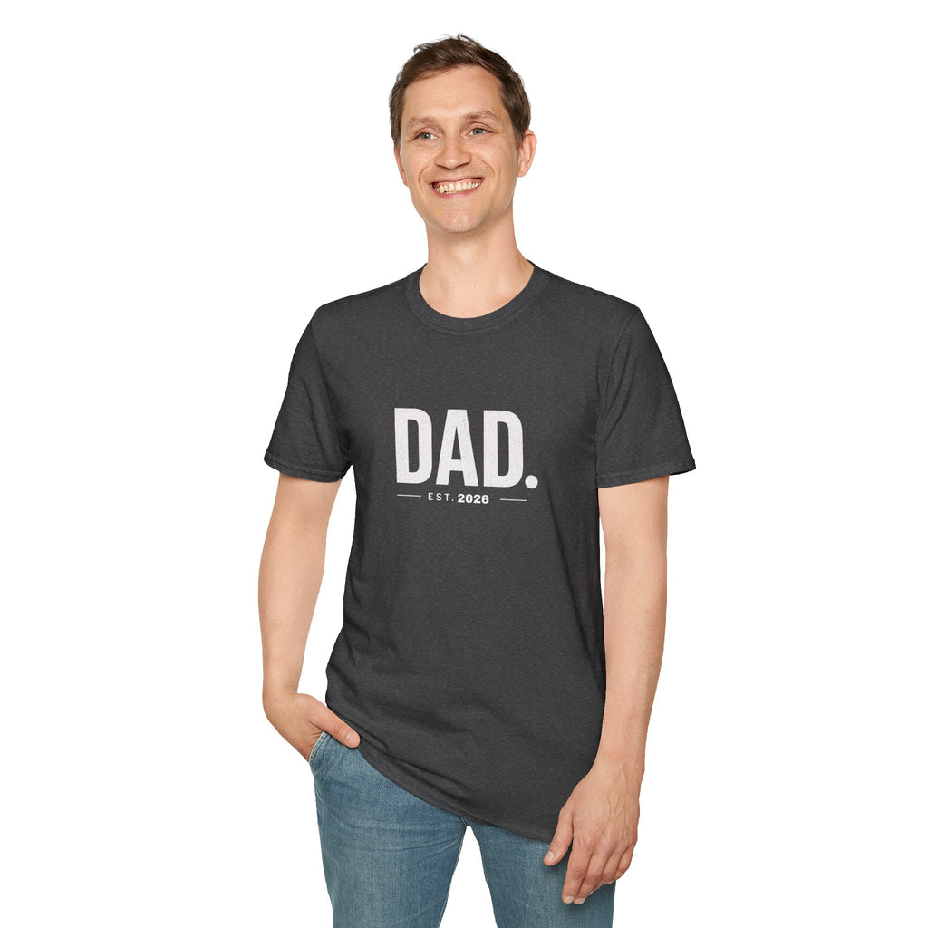 Dad Est. 2026 T-Shirt — New Father Gift, Father’s Day Tee