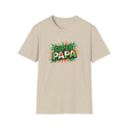 Super Papa Ireland Flag/Irish themed T-Shirt – Comic-Style Father’s Day Tee