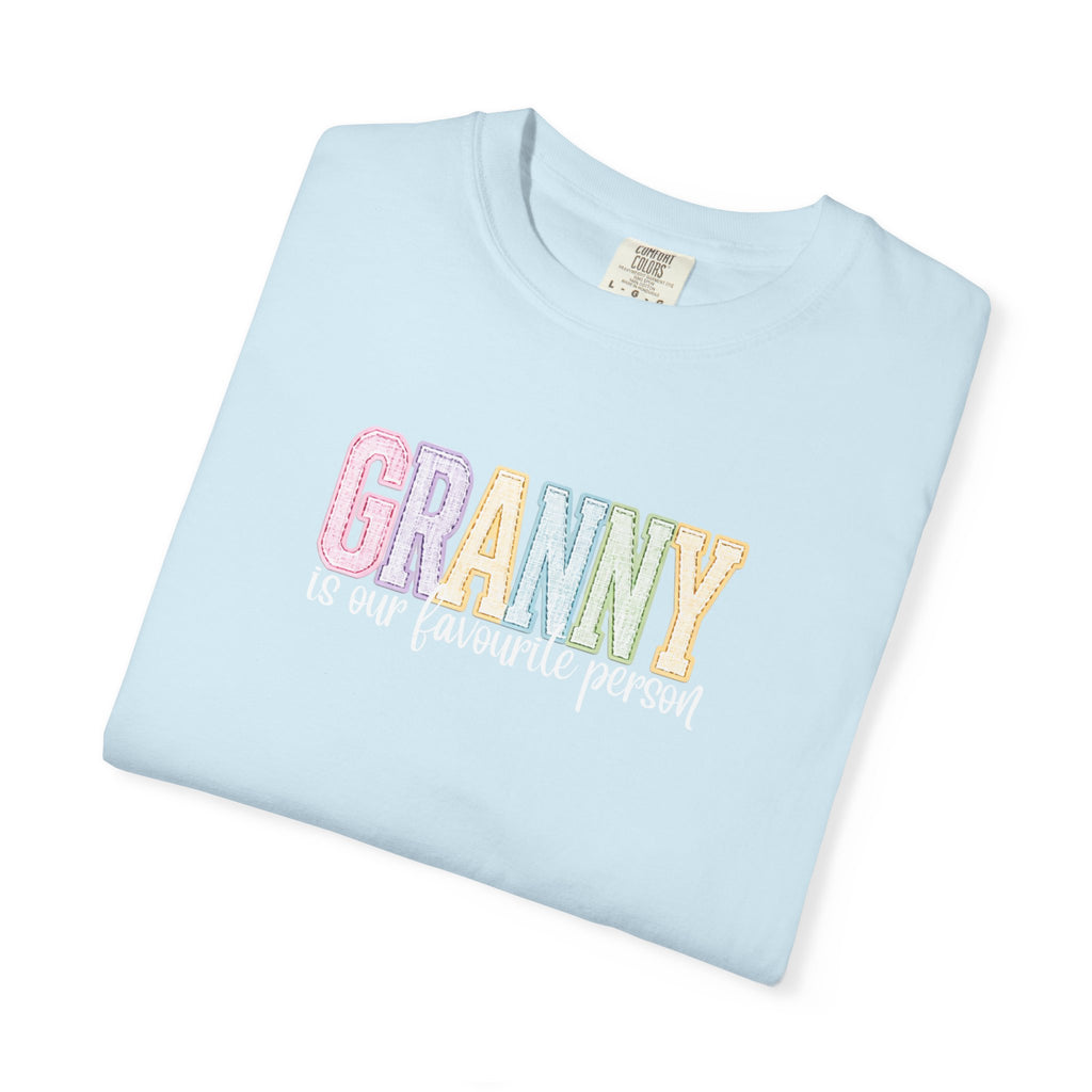 Granny Is Our Favourite Person T-Shirt — Pastel Grandma Gift Tee