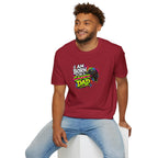 "I Am Born To Be A Gamer Dad" Neon T‑Shirt