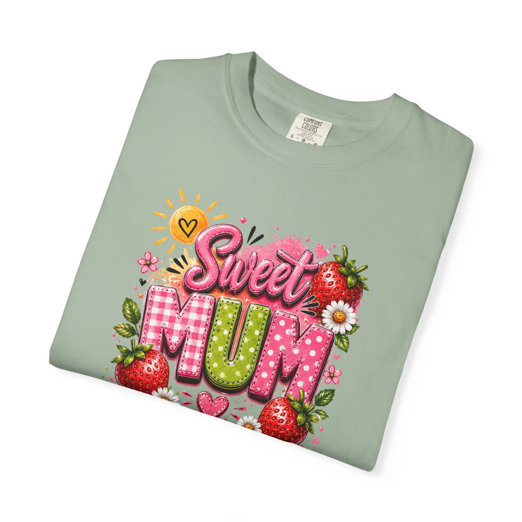 Sweet Mum T-Shirt — Floral Strawberry Mother's Day Tee