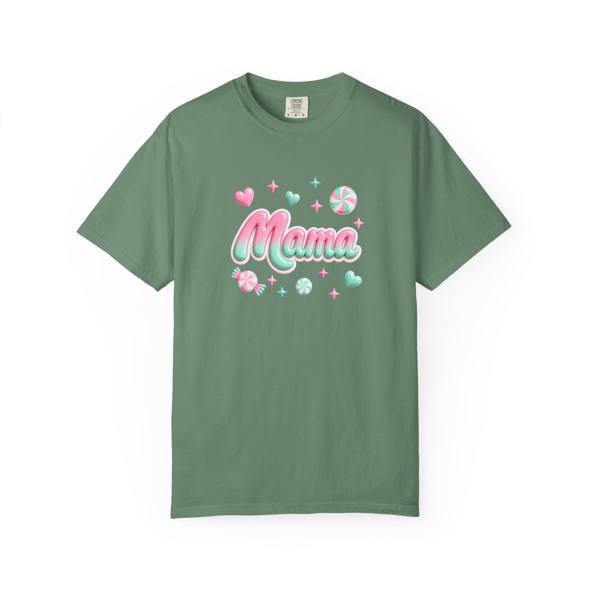 Mama Pastel Candy Script T-Shirt