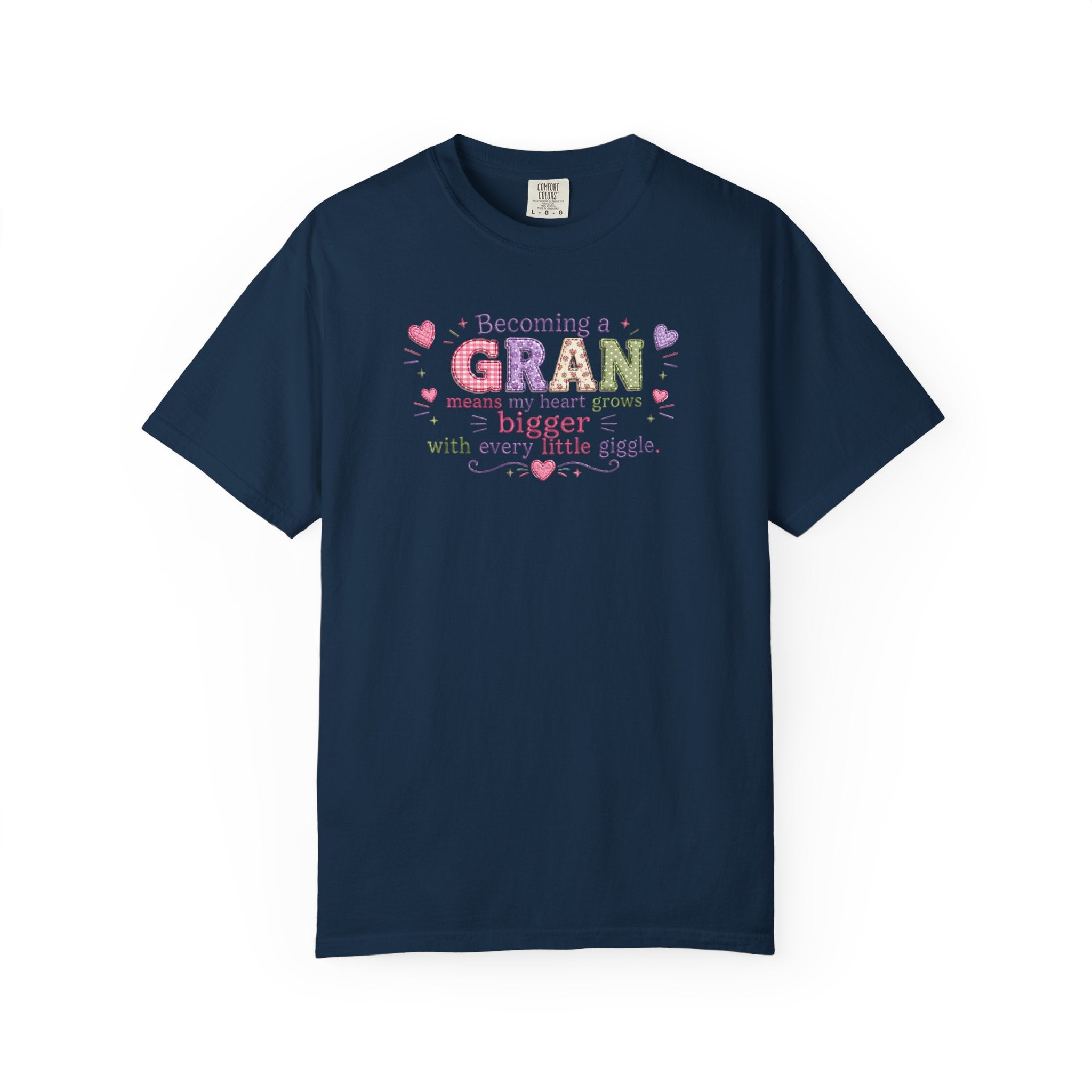 Heartfelt Gran T-Shirt - Becoming a Gran Means My Heart Grows Bigger