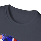 Union Jack Paint Brush UK Flag T-Shirt — British Pride Graphic Tee