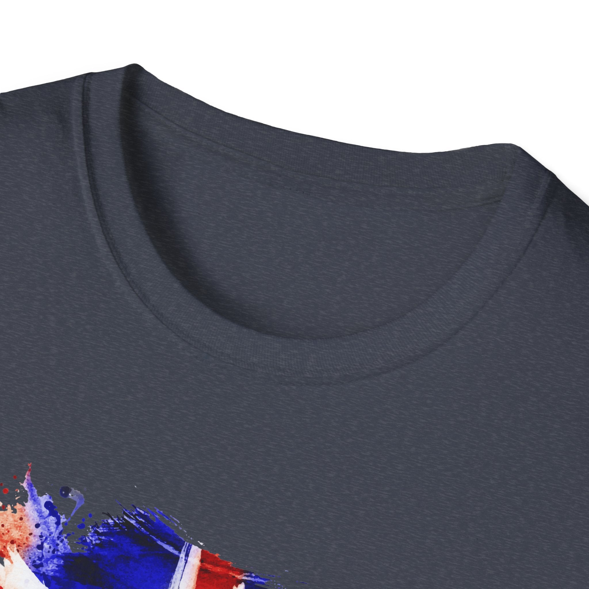 Union Jack Paint Brush UK Flag T-Shirt — British Pride Graphic Tee