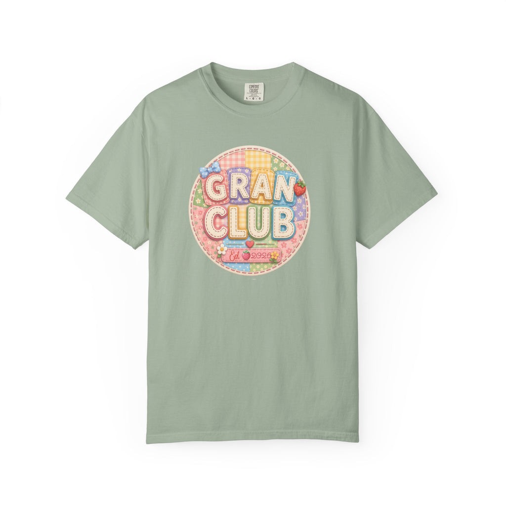 Gran Club Graphic T-Shirt — Retro Pastel Circle Design