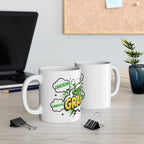 Super Grandpa Comic Name Mug — Personalized Grandfather Gift