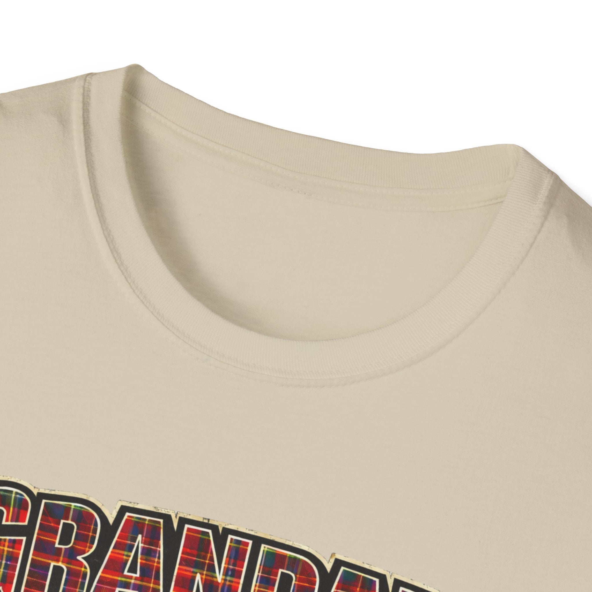 Grandad Plaid Family T-Shirt — "Loved by the Little Clan" Gift Tee