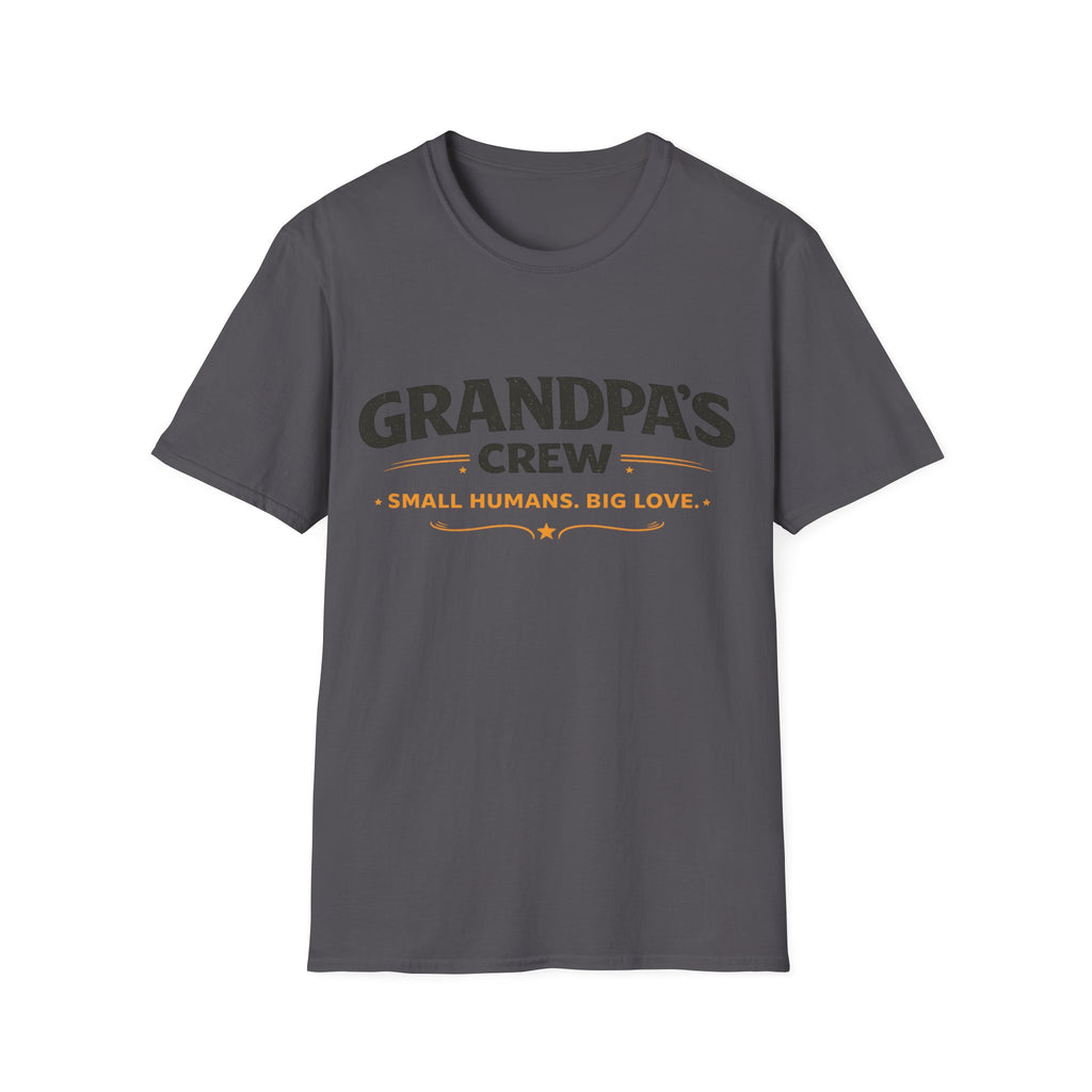 Grandpa's Crew T-Shirt — "Small Humans, Big Love" Grandpa Gift