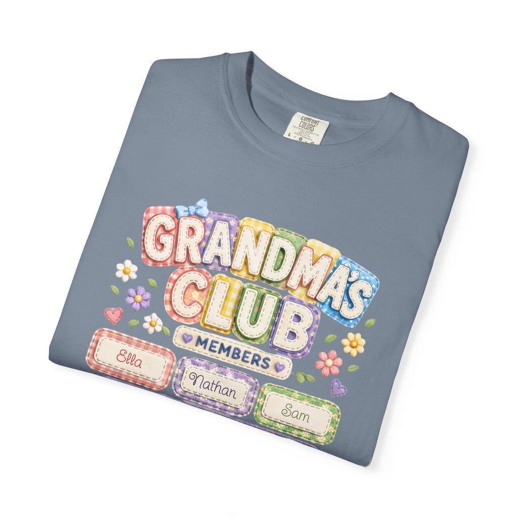 Grandmas Club T-Shirt — Grandma’s Little Loves Graphic Tee